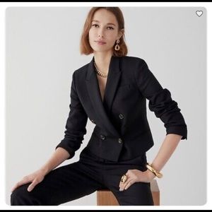 JCREW NWT cropped double-breasted blazer